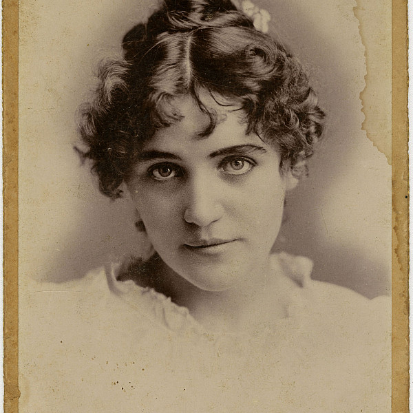 Stella Van Buskirk photographed by N.M. Wilcox.
