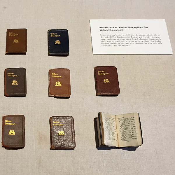 A case from my miniature book exhibit