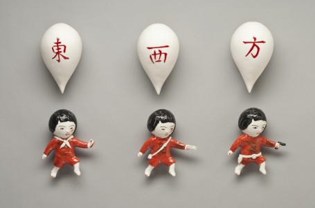 Beth Lo, East to West, porcelain