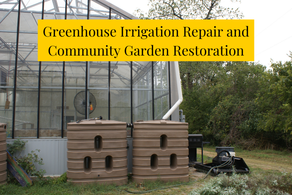 Greenhouse Irrigation Repair and Community Garden Restoration