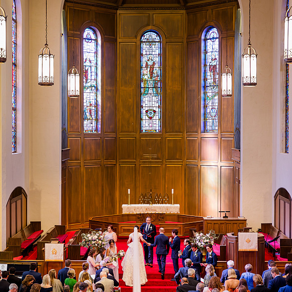 Chapel Interior www.twofishweddings.com