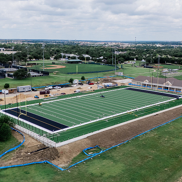 May: Turf installation