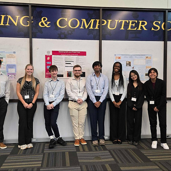 CS Capstone students at CCSC 2026.