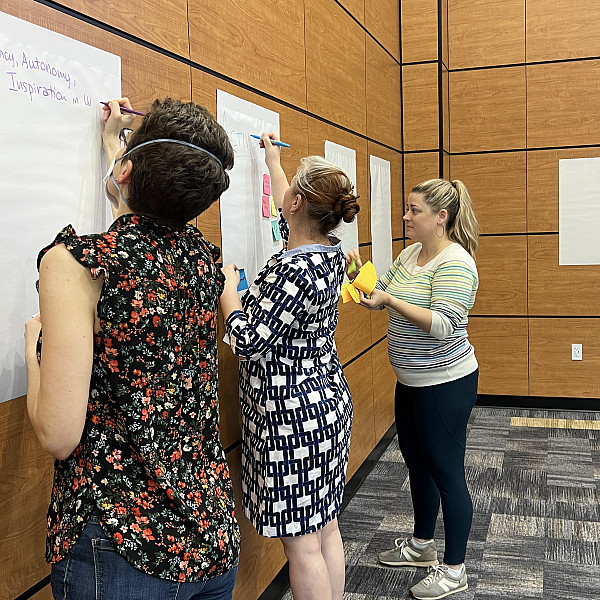 Faculty participated in a workshop hosted by the Center for Teaching, Learning, and Scholarship | photo taken by Dr. Maria Lazo