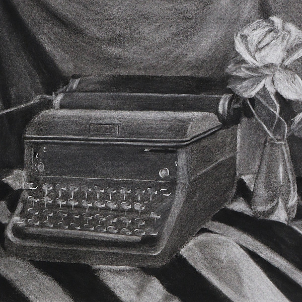 Charcoal, 18 x 24," Drawing I, Instructor: Kristen Van Patten