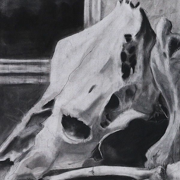 Charcoal, 18 x 24," Drawing I, Instructor: Kristen Van Patten