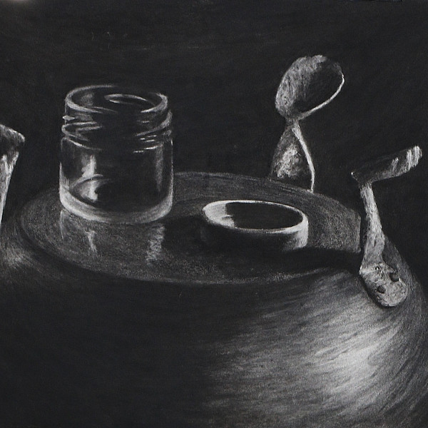 Charcoal, 18 x 24," Drawing I, Instructor: Kristen Van Patten