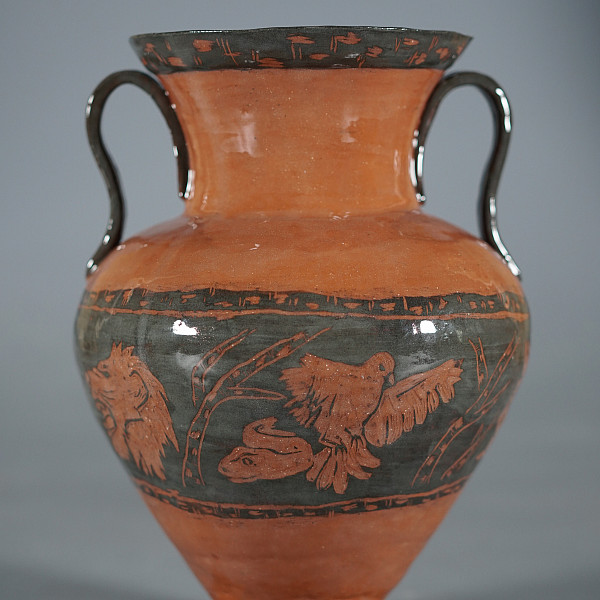 Kay Teekell, Untitled, Earthenware, Ceramics: Hand-Forming, Instructor: Ron Geibel