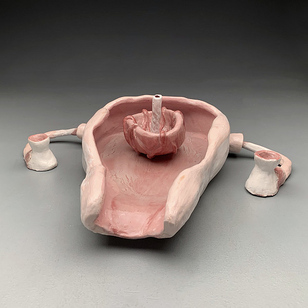 Molly McConnell, Untitled, Earthenware, Ceramics: Hand-Forming, Instructor: Ron Geibel