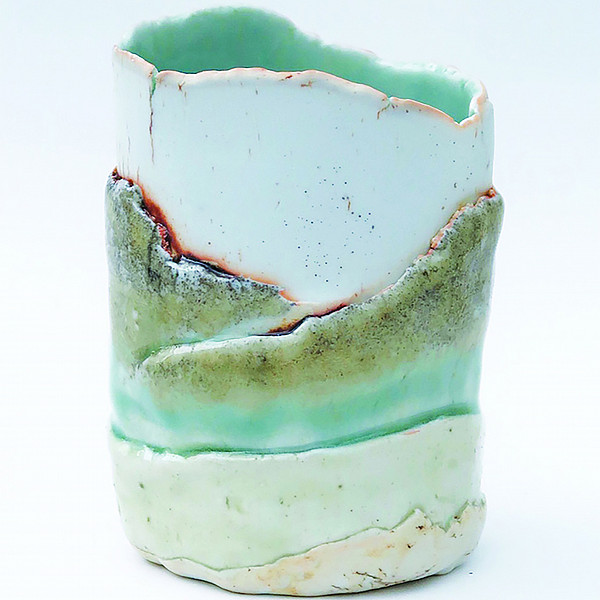 Jacob Jimerson, We Made Arcadia Ourselves, Ceramic, Intermedia Seminar: Ceramics, Instructor: Ron Geibel