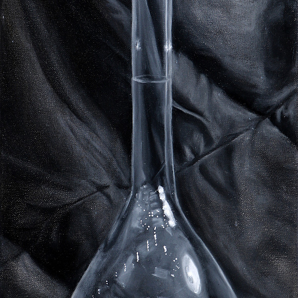 Lily Loose, Tall Bottle, Oil on canvas, 12 x 10," Representational Painting, Instructor: Victoria Star Varner