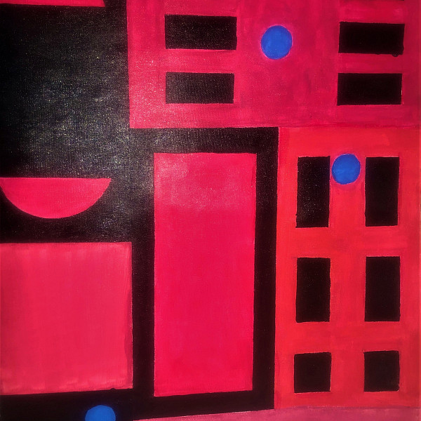 Erin Arthur, Untitled, Acrylic, 18 x 24," Abstract Painting, Instructor: Pehr Smith