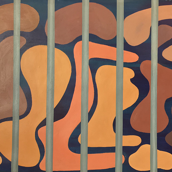 Julia Mendoza, Untitled, Acrylic, 18 x 24," Abstract Painting, Instructor: Pehr Smith