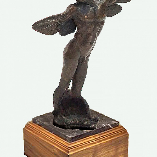 Ila Dannelley, Sluggard Emerged, Bronze 7" x 3" x 8," Figurative Sculpture, Instructor: Mary Visser