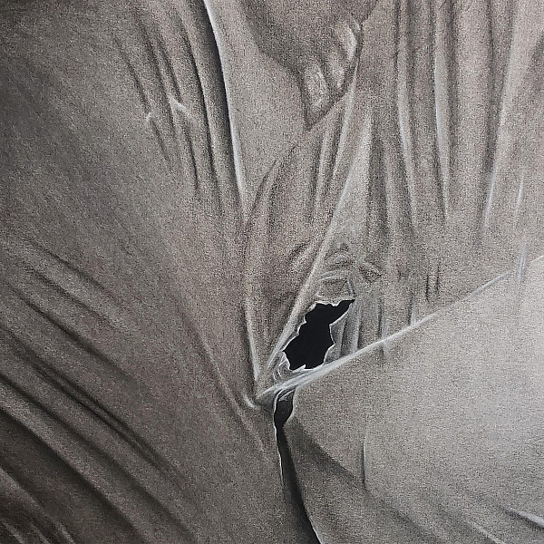 Evan Dryden, 1907 to Infinity I, Charcoal on paper, Intermedia Capstone, Victoria Star Varner