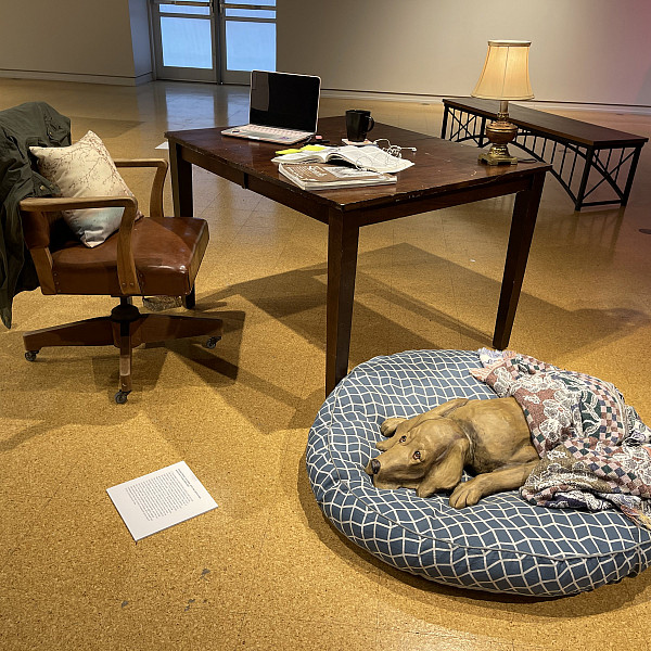 Vanessa Salidvar, Covid Baby, Clay and mixed media, Intermedia Capstone, Mary Visser