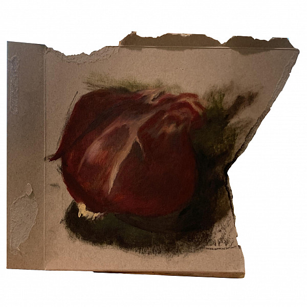 Paisley Humpert, Study, Oil on Ramboard, Intermedia Seminar, Victoria Star Varner