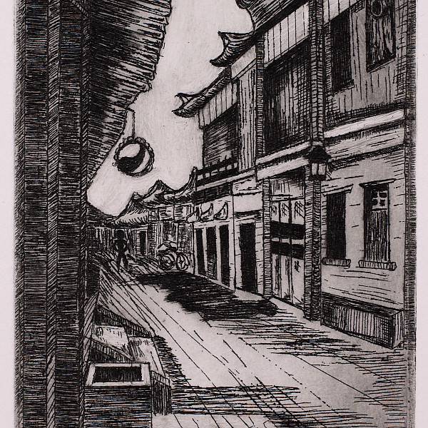 Vanessa Saldivar, Somewhere in Xiau, Etching, Printmaking, Seth Daulton