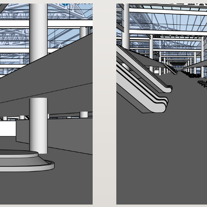 Cole Peck, Digital Model, Architecture 3 Studio, Dr. Thomas Howe