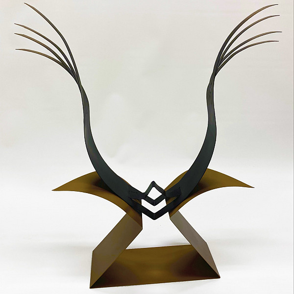 Hannah Chock, Untitled, sheet metal, Abstract Sculpture, Mary Visser