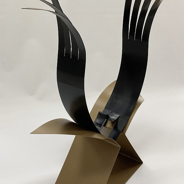 Hannah Chock, Untitled, sheet metal, Abstract Sculpture, Mary Visser