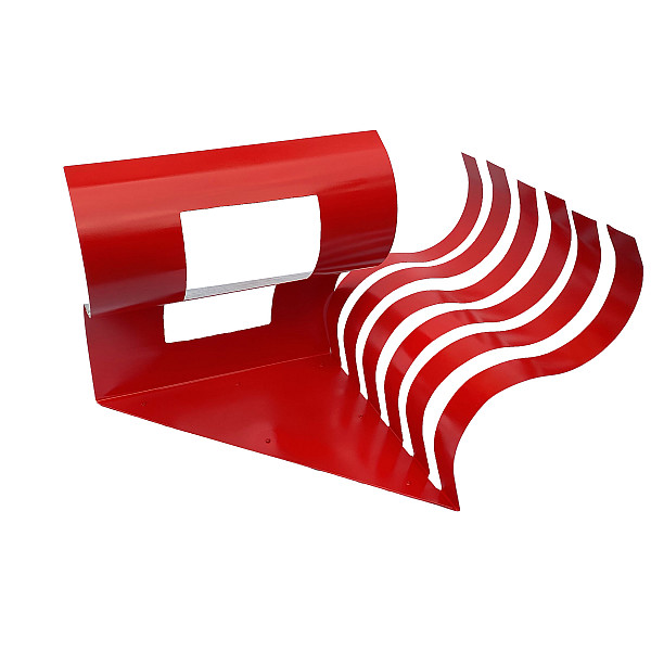 Grace Blitz, Red!, Metal, Abstract Sculpture, Mary Visser