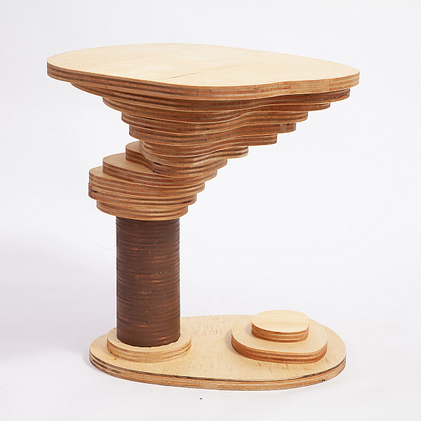 Paris Couch, Untitled, Wood, Abstract Sculpture, Mary Visser