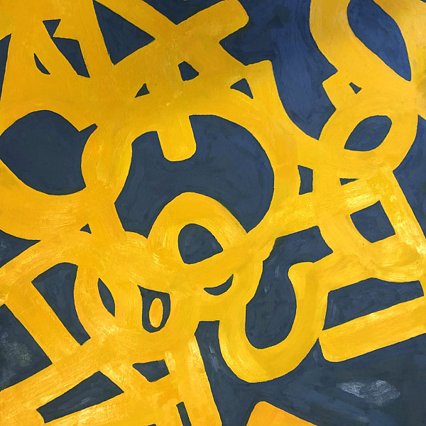 Rebecca Butterworth, Untitled, Oil on Panel, Abstract Painting, Victoria Star Varner