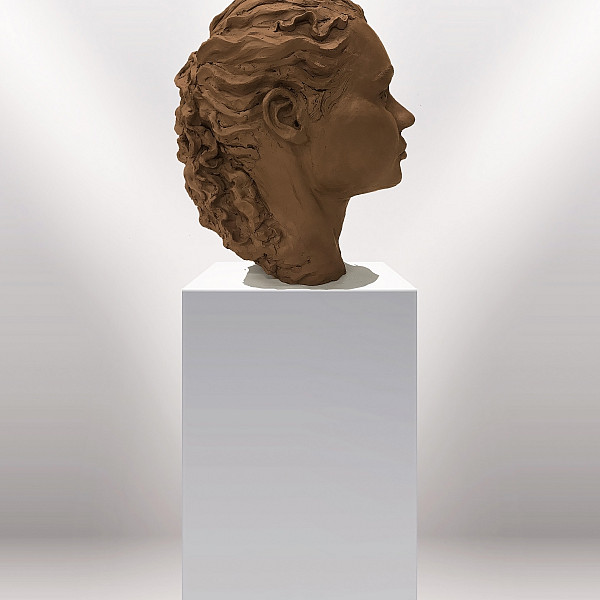 Kathryn Bridgewater, Self Portrait, Clay, Figurative Sculpture, Mary Visser