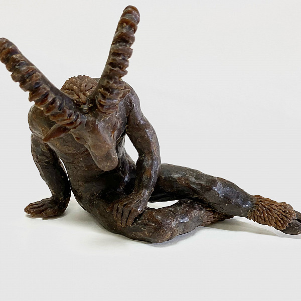Ward Tamsin, Ram Wax Model, Bronze Casting, Figurative Sculpture, Mary Visser