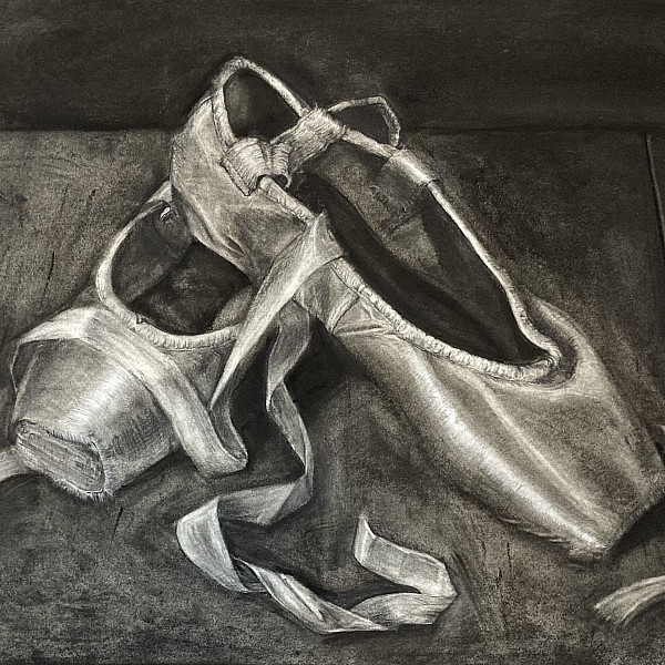Hannah Chock, Untitled, Charcoal, Drawing 1, Kristen Van Patten