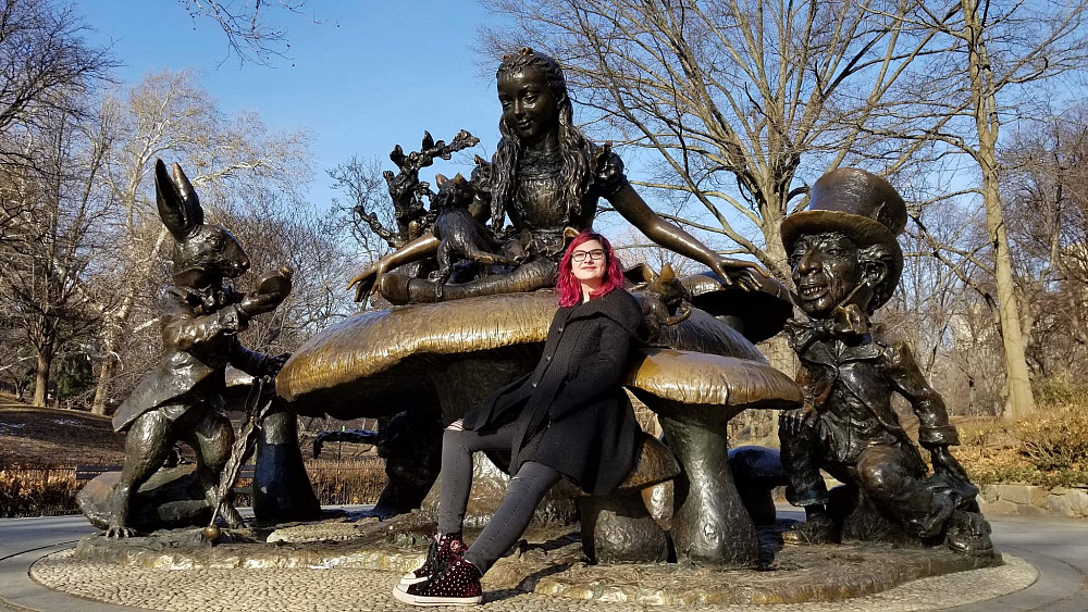 Christine Guttierez '20 in Central Park