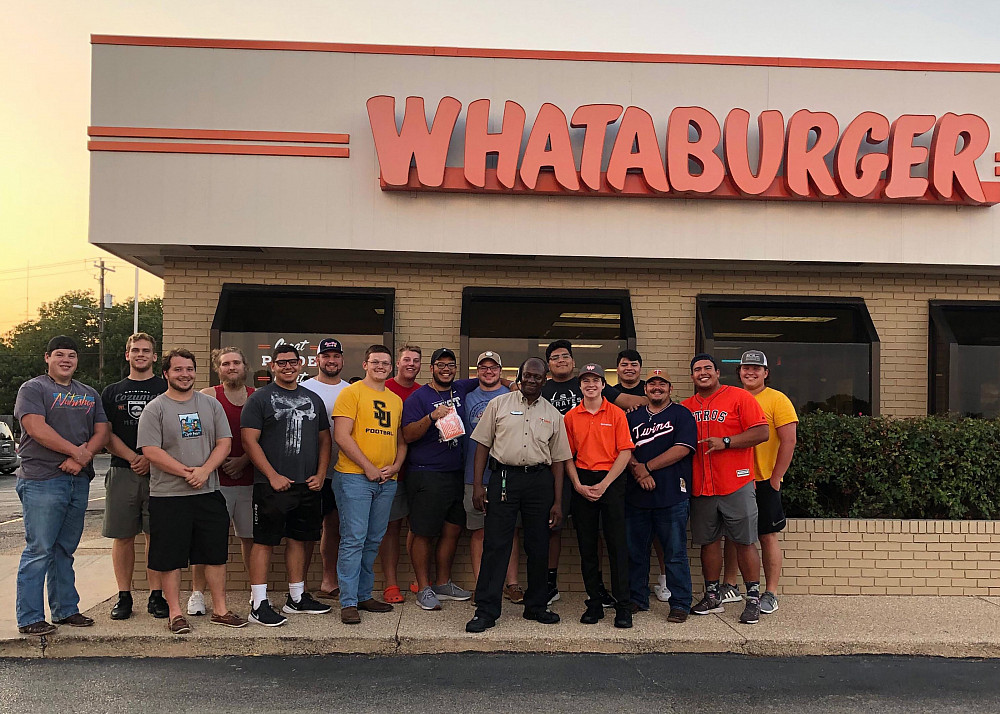 Thicc Man Thursday began in 2017 when Southwestern University offensive linemen would strategize and build friendships over dinner at Wha...