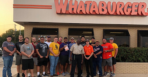 Thicc Man Thursday began in 2017 when Southwestern University offensive linemen would strategize and build friendships over dinner at Wha...
