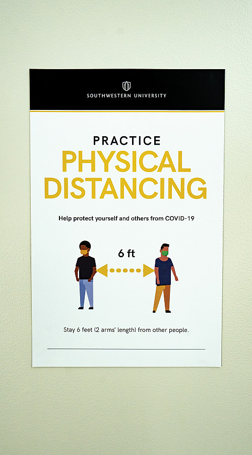 Physical Distancing Sign