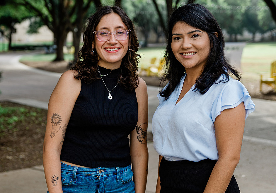 Adrianna Moya '27 and Amalia Merino
