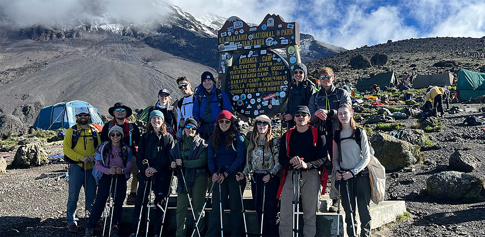At Kilimanjaro's Karanga Camp