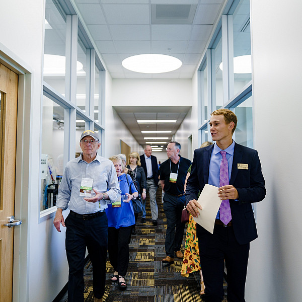 Fondren-Jones Science Center and Floyd and Annetta Jones Plaza Dedication