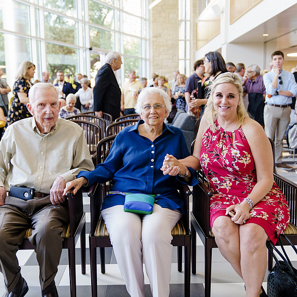 Fondren-Jones Science Center and Floyd and Annetta Jones Plaza Dedication