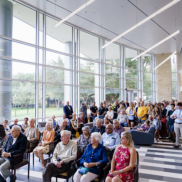 Fondren-Jones Science Center and Floyd and Annetta Jones Plaza Dedication