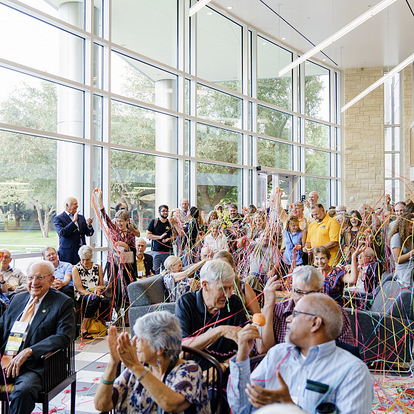 Fondren-Jones Science Center and Floyd and Annetta Jones Plaza Dedication