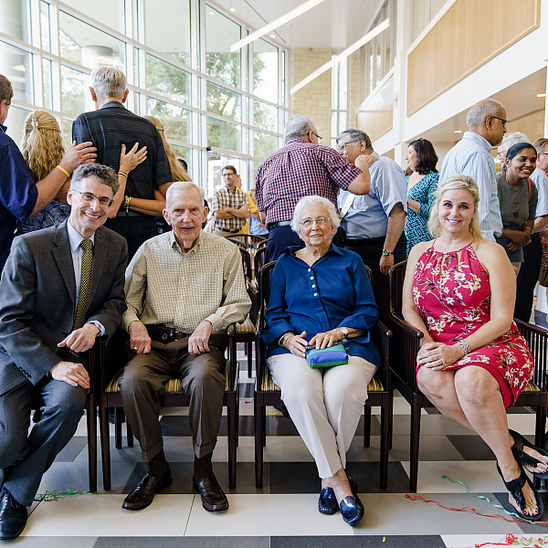 Fondren-Jones Science Center and Floyd and Annetta Jones Plaza Dedication