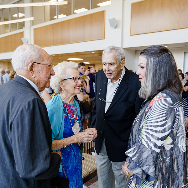 Fondren-Jones Science Center and Floyd and Annetta Jones Plaza Dedication