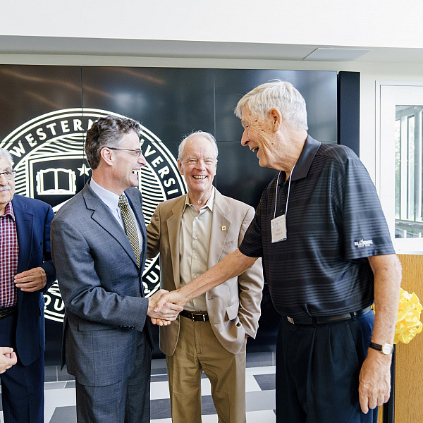 Fondren-Jones Science Center and Floyd and Annetta Jones Plaza Dedication