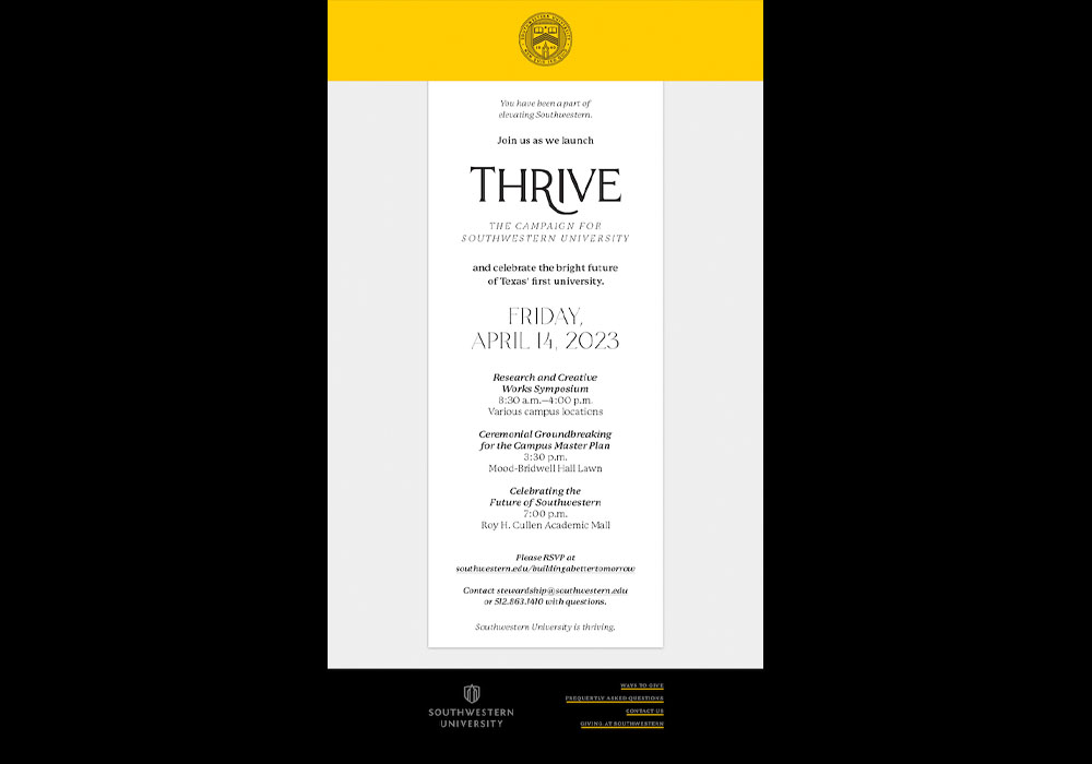 Thrive Campaign